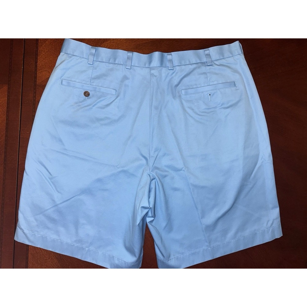 Brooks Brothers Lightweight Advantage Chino Shorts Men's Size 38 Light Blue - Picture 2 of 7